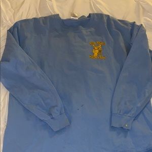 blue long sleeve
